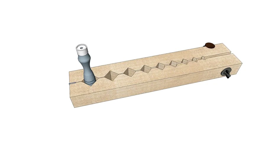 File Handle and Dowel Vise