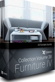 Volume 38 (All Formats): Furniture IV - CGAxis 3D Models