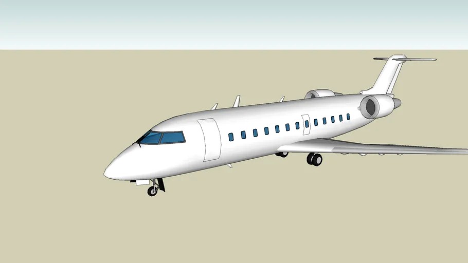 Bombardier CRJ 200 WHITE