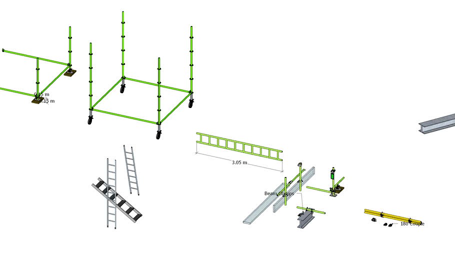 Scaffold Material Component Warehouse