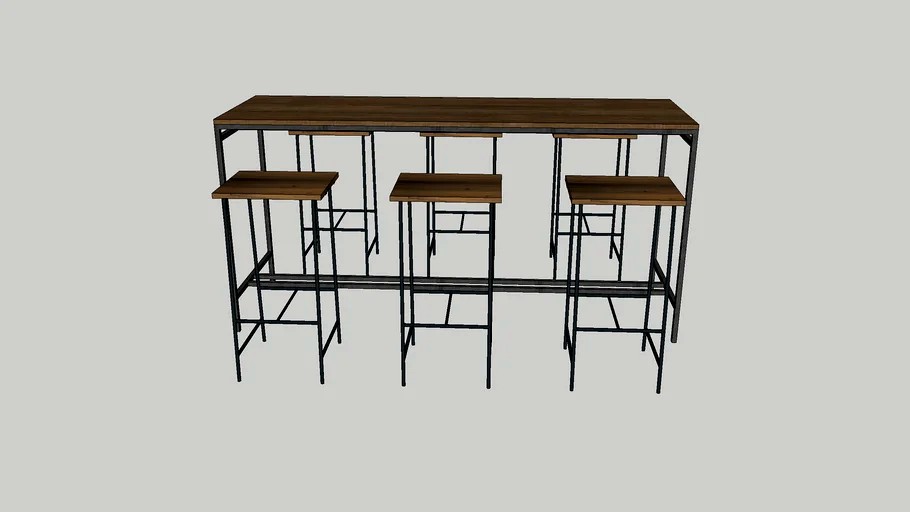 Industrial Table Set