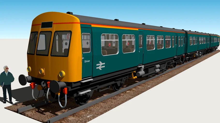 British Rail Class 101 DMU BR Blue
