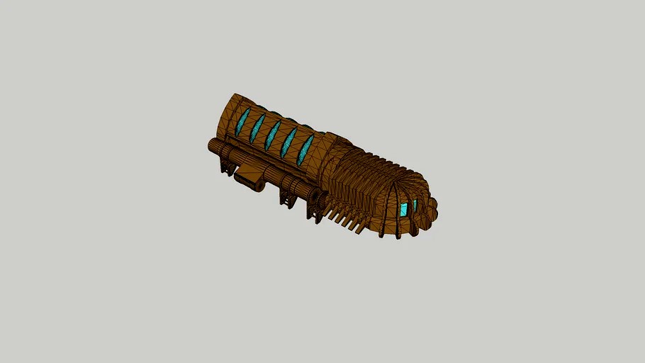 Farscape Leviathan Transport Pod 3d model