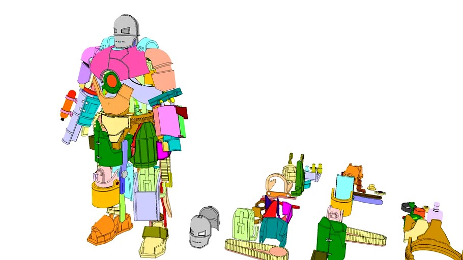 Iron Man Mark 1 (for 3D printing)