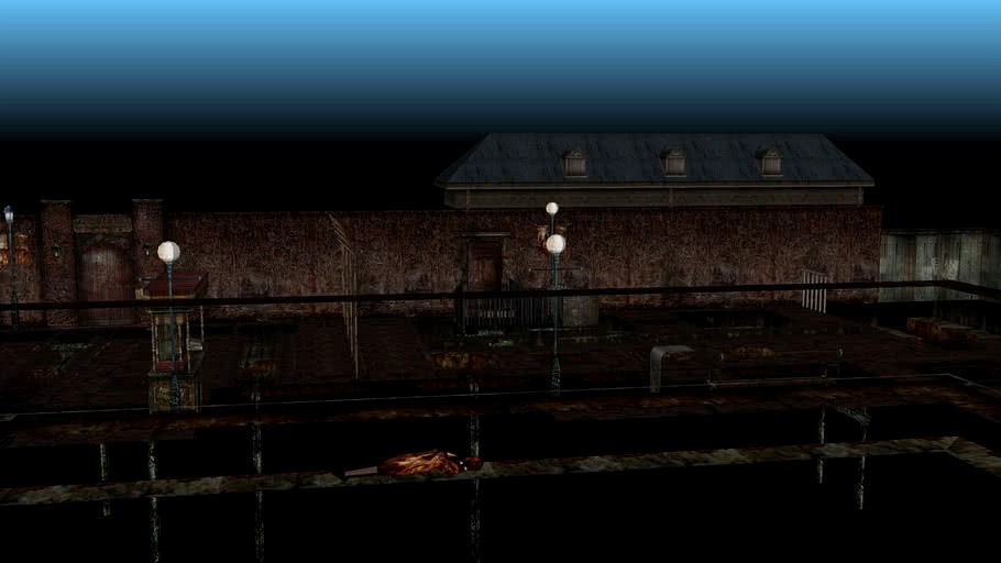 Silent Hill 3 Amusement Park Walk way 3d model