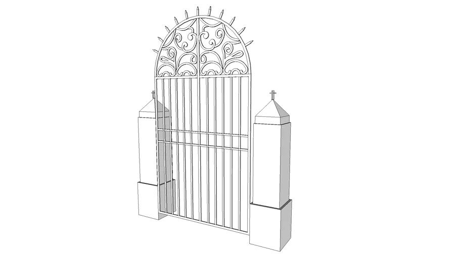 Fence Entrance Door