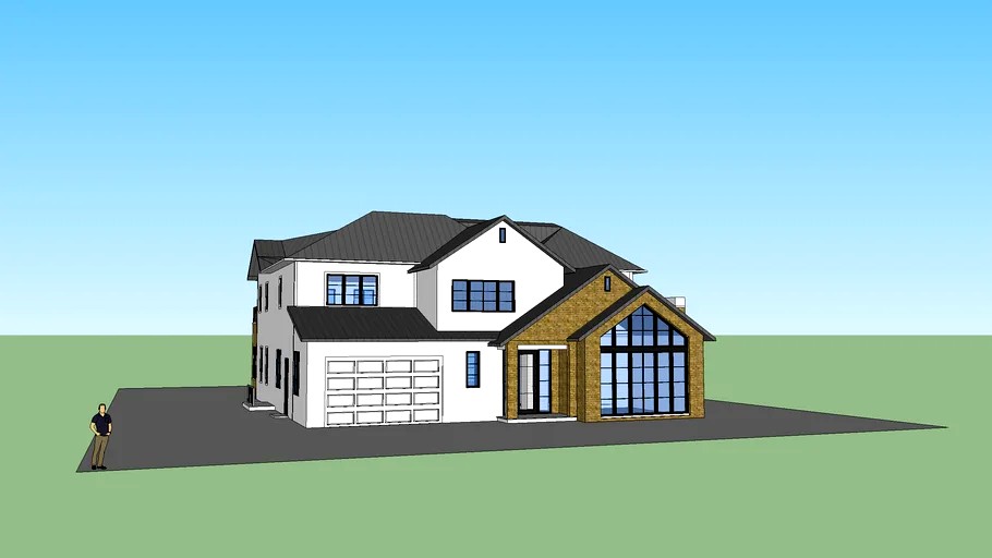 3D model of house