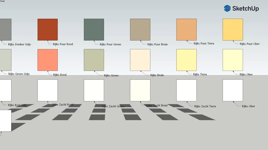 Sikkens Rijks Kleuren, colors of the Rijksmuseum Amsterdam 3d model