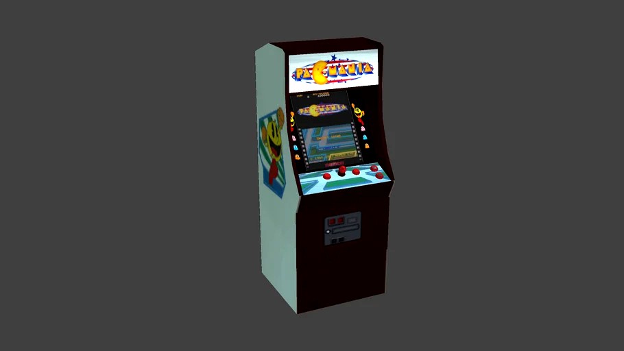 Pac-Mania - Arcade Game Cabinet (1987)
