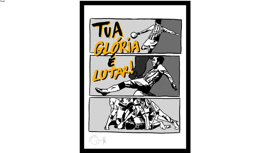 Seu Quadrinho - Quadro Tua Glória É Lutar