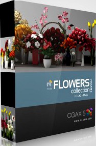 3D Model Volume 6 Flowers LXO