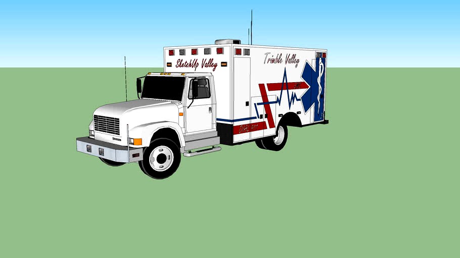 2000 International 4700 series ambulance (Trimble Valley FD-#EMS210)- type I