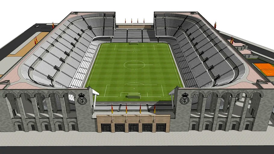 Estadio del Real Madrid (diseño alternativo no construído, 1944)