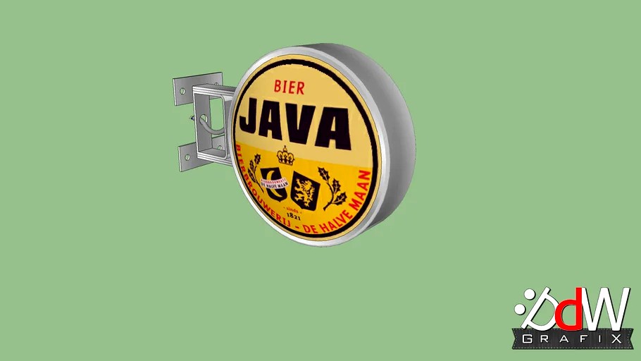 Java Bier Lichtbak