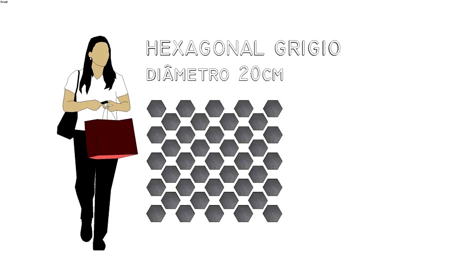 GRIGIO - INDY ESAGONA