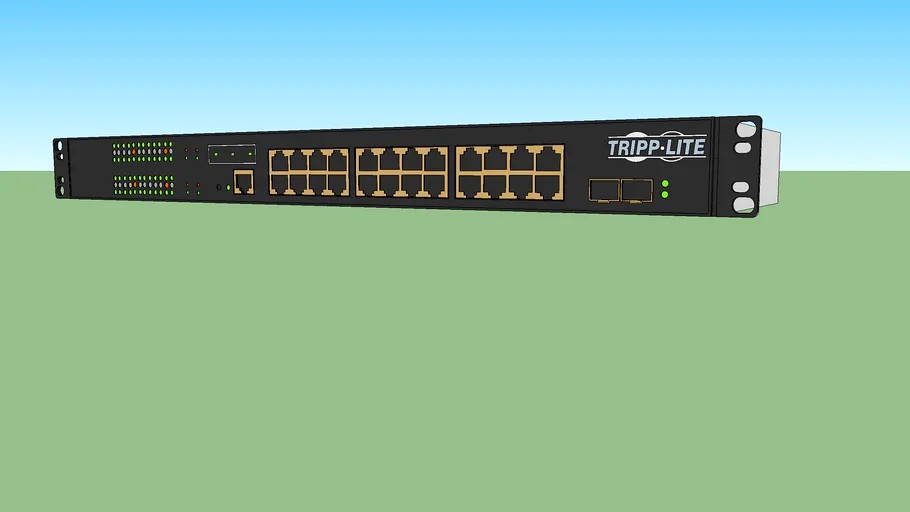 Tripp-Lite NSS-G24D2P24 24-Port PoE+ gigabit L2 network switch