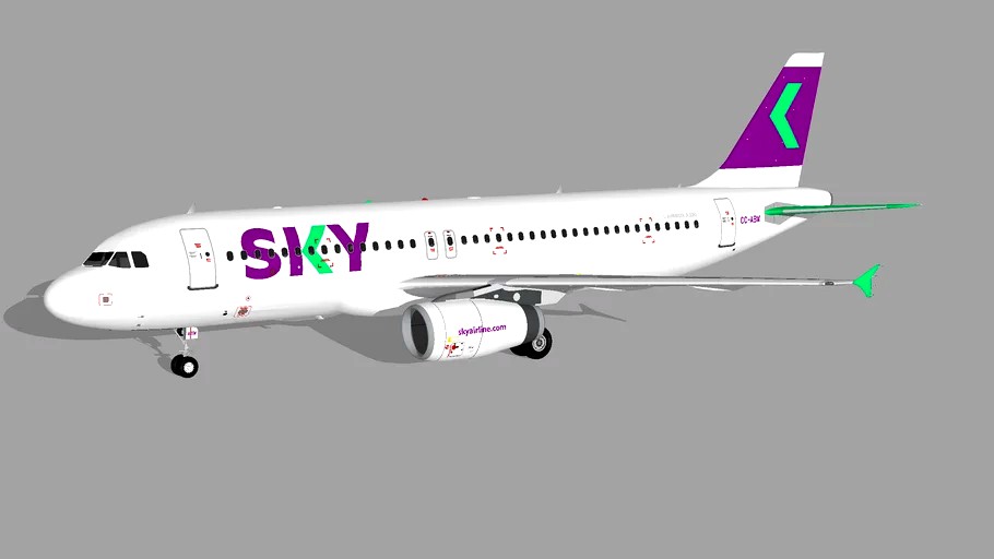 SKY Airline (CC-ABW) - Airbus A320-233 (2017)
