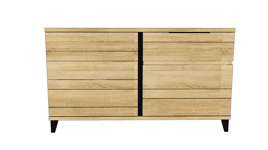 MANHATTAN SIDEBOARD 140CM, 2DOORS 1DRAWERS SETUP