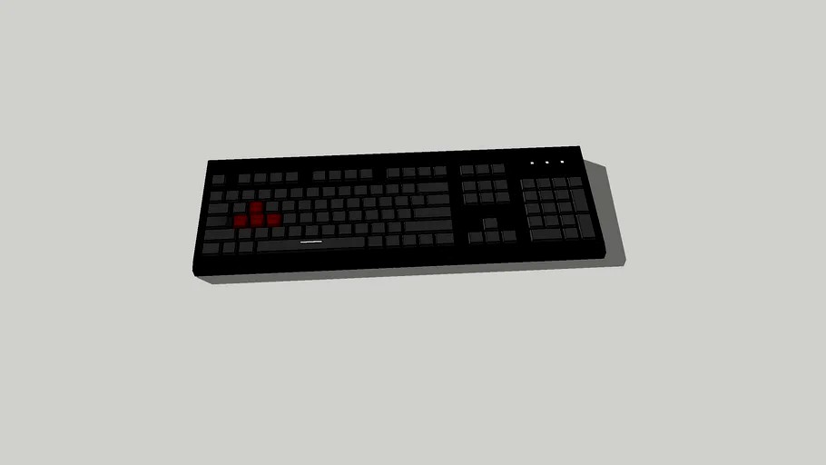 Gaming Keyboard Tenkey Basic Sample