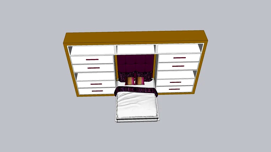 Bed with storage