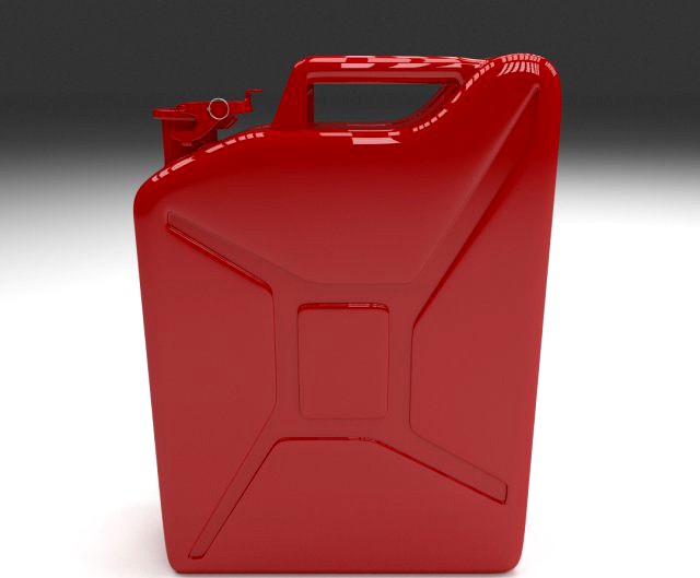 Jerry Can Red 3D Model