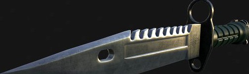 M-9 bayonet 3D Model