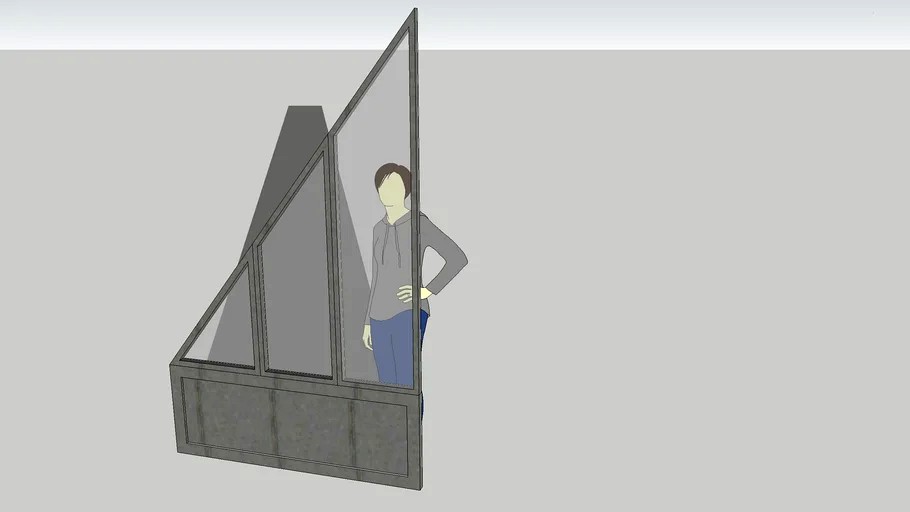 Verrière pour pignon de comble