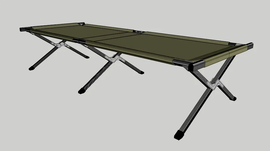 Folding bed, army bed, camping bed, camp bed