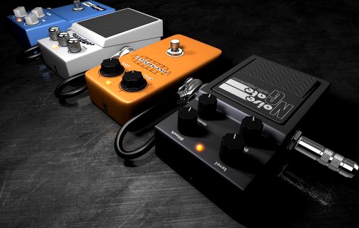 Guitar FX Pedals 3D Model