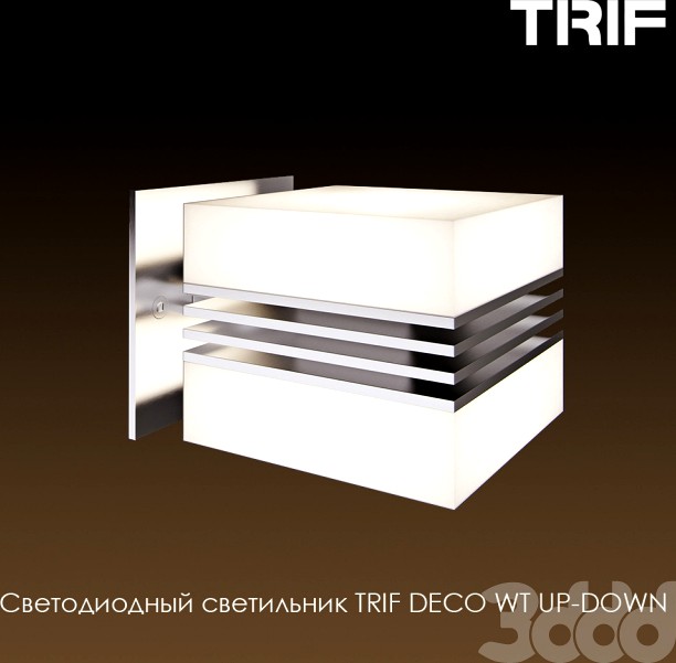 Светодиодный светильник DECO WT UP-DOWN TRIF