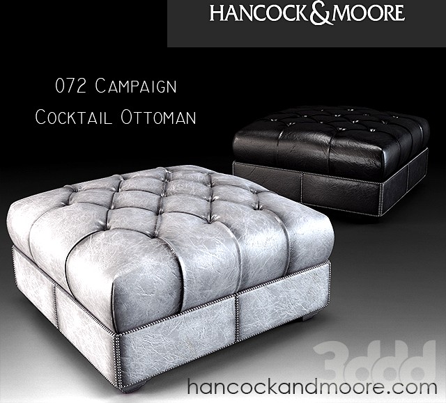 Campaign Cocktail Ottoman