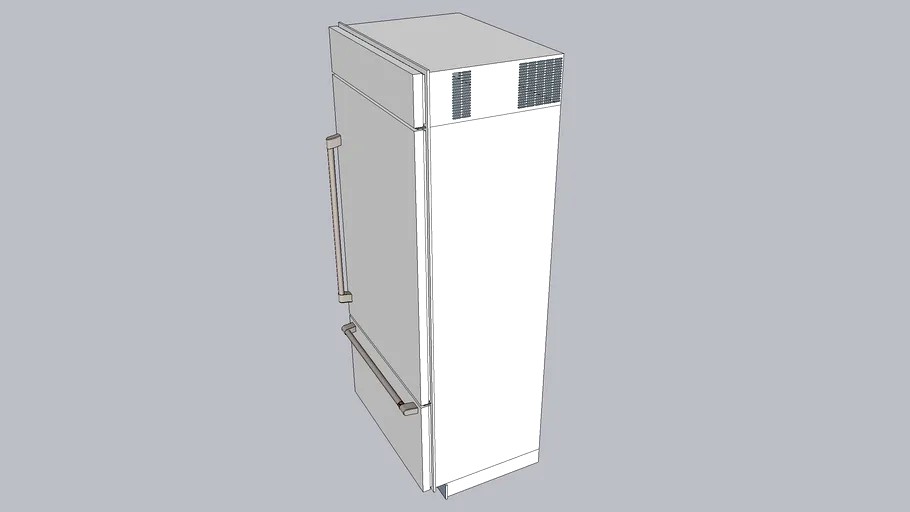 Café 21.3 Cu. Ft. Smart Built-In Bottom-Freezer Refrigerator