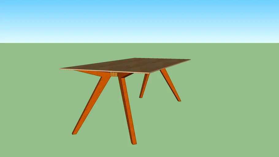 Mesa Nacente - Retangular