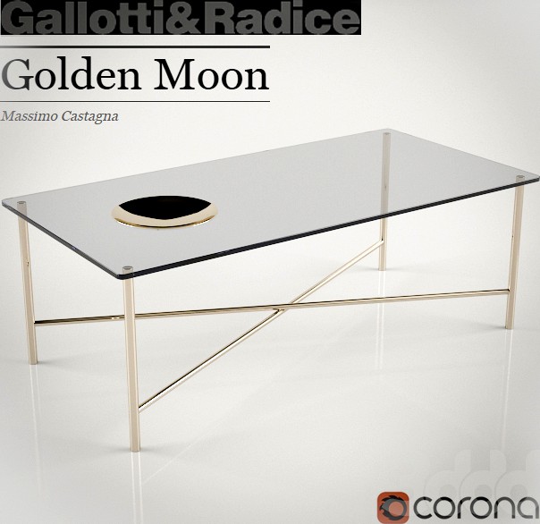 Gallotti&amp;Radice Golden moon table