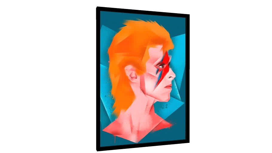 Quadro Bowie - Galeria9, por Alô