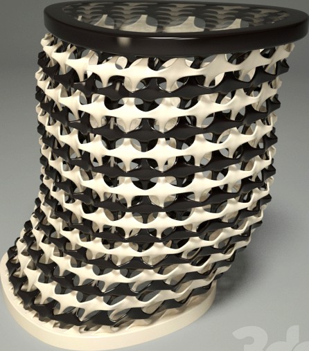 wicker concept modern table