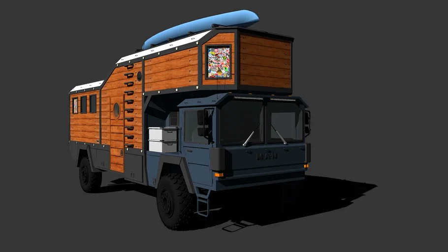 Man KAT 1 Red Cedar Camper Edition