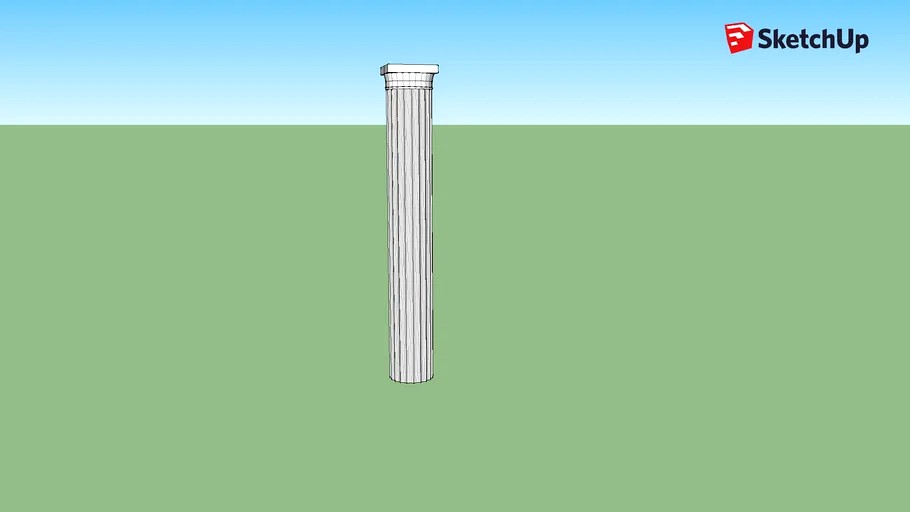 Vitruvian Fluted Column