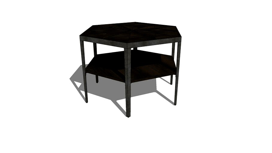Bratton Hexagon Bunching Cocktail Table by Bassett Furniture
