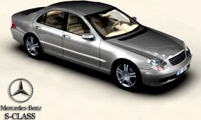 Mercedes S-Class - 3D Car Model