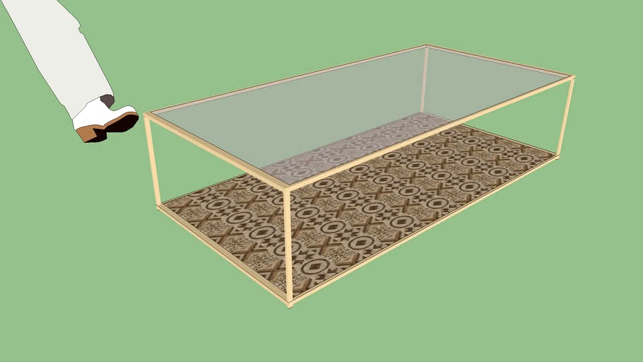 MESA DE CENTRO RETANGULAR - SMART