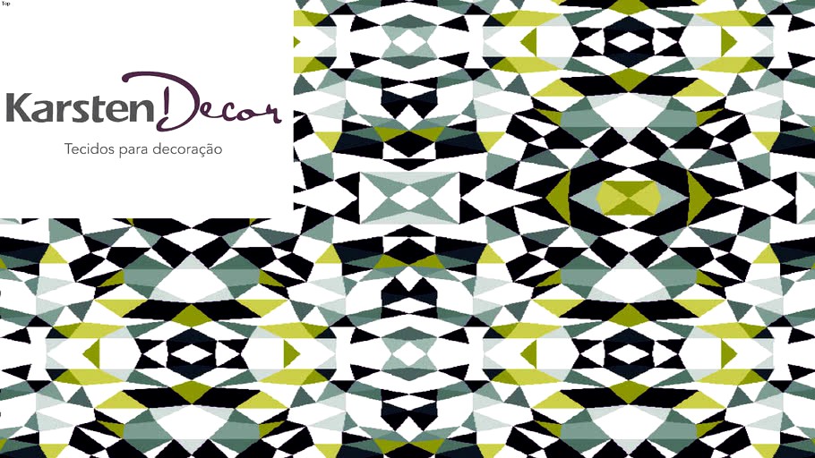 Tecido de Parede KALEIDOS AMARELO - Karsten Decor 20624 1