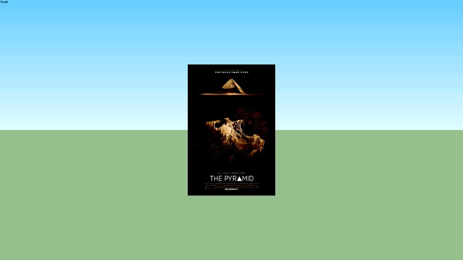 The Pyramid - Final One Sheet Movie Poster 27X40 Double Sided (unframed)