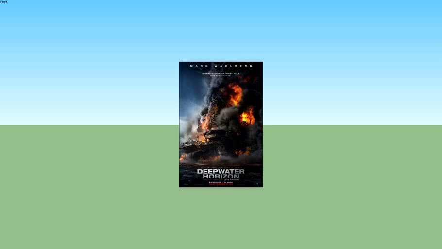 Deepwater Horizon - Teaser Ver.2 One Sheet Movie Poster 27X40 Double Sided (unframed)