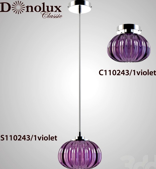 Комплект светильников Donolux 110243/1violet