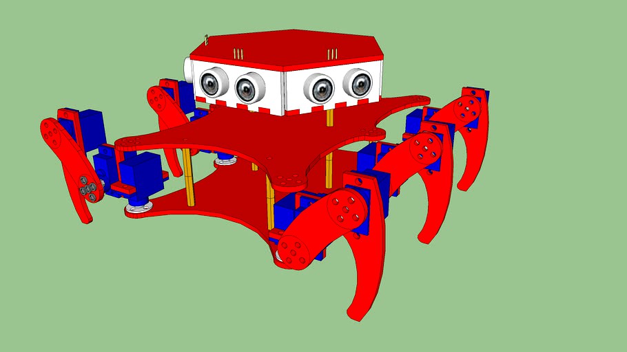 hexapod robot (micro servo)