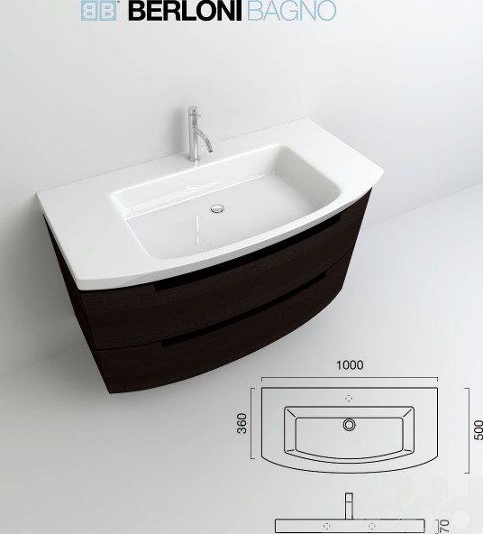 Раковина BERLONI BAGNO MOON