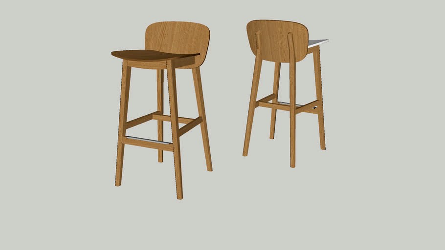 EPIC bar stool (high 82), design Marc Th. van der Voorn for Z-editions