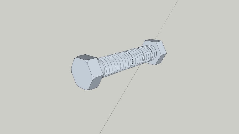 Tornillo máquina 12.7 x 76.2