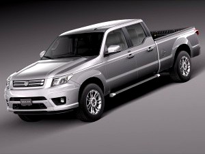 Generic Average Pickup 2015- 3D Model